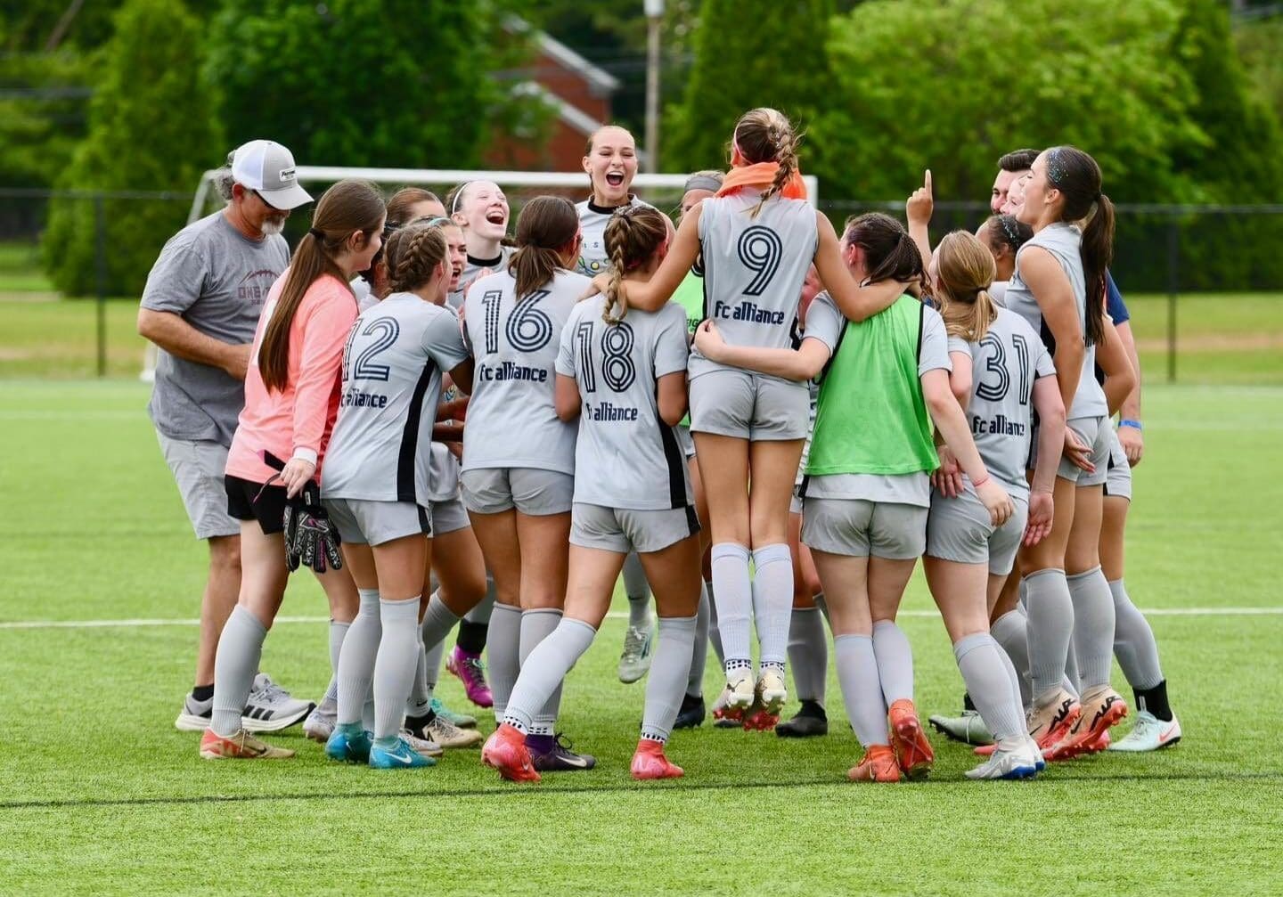 happy team